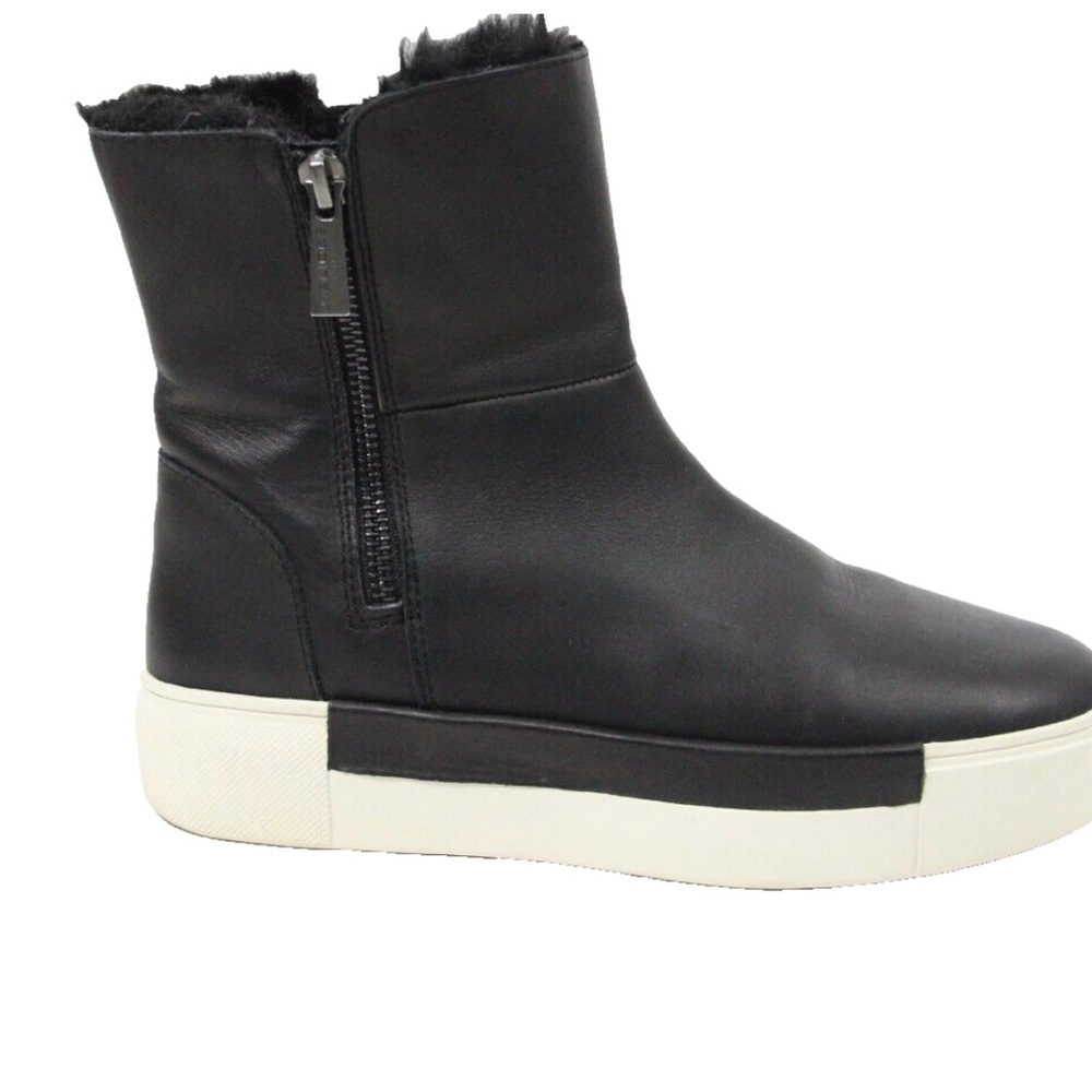 ❄️ Winter Leather JSlides boots with fur
